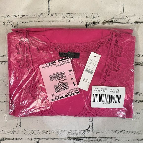 J. Crew V-neck mini dress with eyelet trim XL - Picture 6 of 8